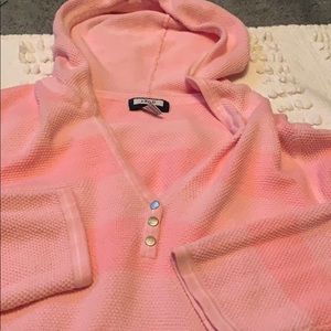 Izod striped pink top